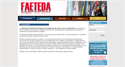 Desktop Screenshot of faeteda.org